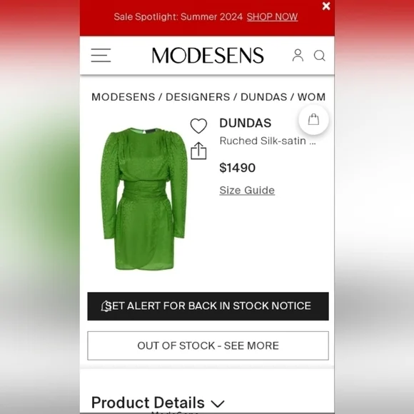 green dress pic Forest main image 0
